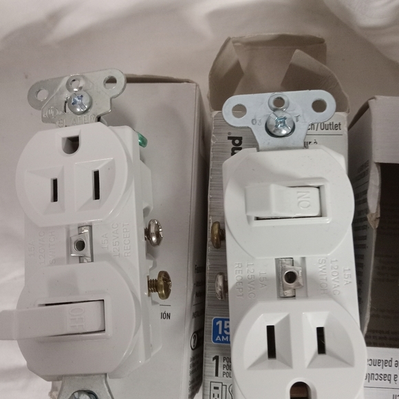 Legrand Commercial Toggle Switch & Plugs 15 & 20 Amps - Picture 3 of 5